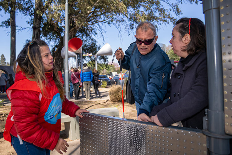 Reabrió el Jardín de los Sentidos con juegos que buscan promover la integración e igualdad