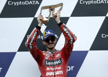Bagnaia celebró en Austria