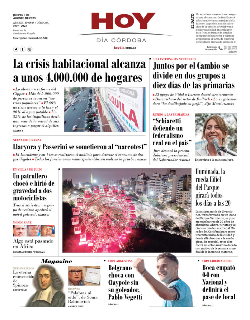 Portada 03.08.2023 Portada 03.08.2023