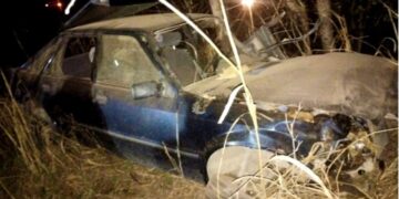 Manfredi: un joven chocó contra un árbol y murió