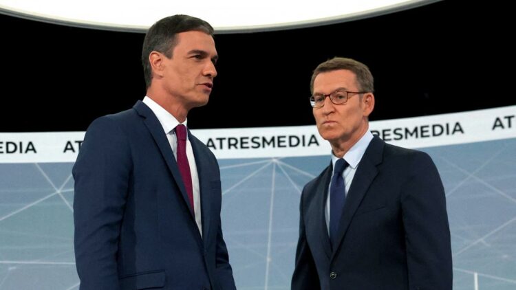 Pedro Sánchez le negó el apoyo a Feijoó para que gobierne solo.