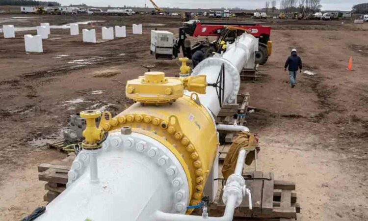 Terminó el llenado del Gasoducto Néstor Kirchner y en los próximos días transportará gas