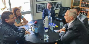 Grabois recibió en su oficina al embajador de Estados Unidos