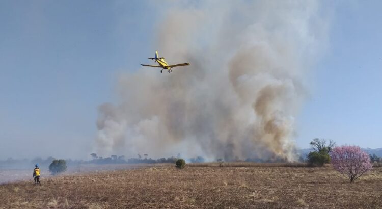 Contuvieron incendios en La Calera y el noroeste provincial