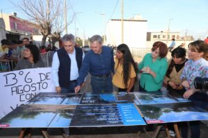 Inauguraron una obra de urbanización para 650 familias de nuestra ciudad 