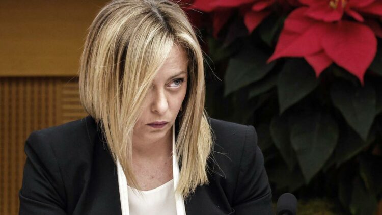 La primera ministra italiana, Giorgia Meloni.