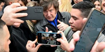 Milei realiza su cierre de campaña en Villa Crespo