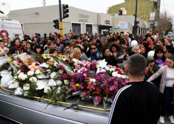 Inhumaron los restos de Morena y sus compañeros y familia piden justicia