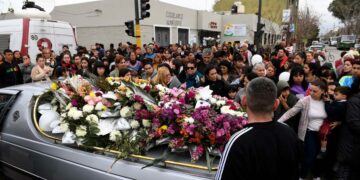 Inhumaron los restos de Morena y sus compañeros y familia piden justicia