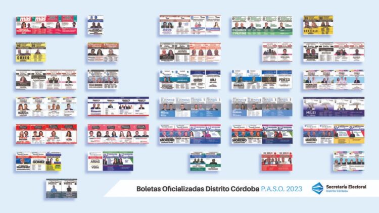 En Córdoba, 26 listas competirán para diputados nacionales y Parlasur