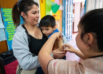 El operativo de vacunación sigue en las salas cuna