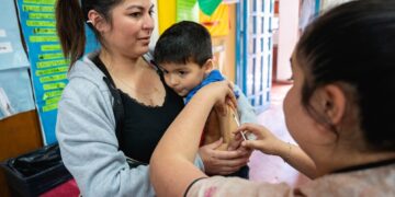 El operativo de vacunación sigue en las salas cuna