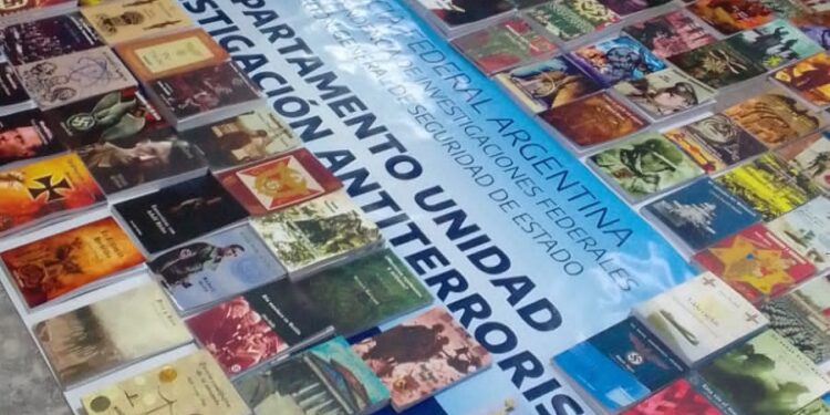 Detuvieron al mayor distribuidor de propaganda y literatura nazi en el país