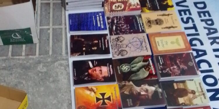 Detuvieron al mayor distribuidor de propaganda y literatura nazi en el país