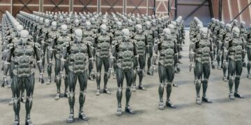 Ingenieros diseñan prototipos de robots para la guerra con inteligencia artificial