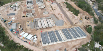 La Provincia informó que avanza con la obra de saneamiento cloacal de Tanti