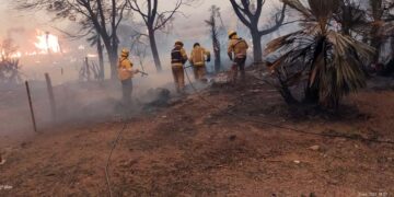 Están contenidos todos los incendios en la provincia