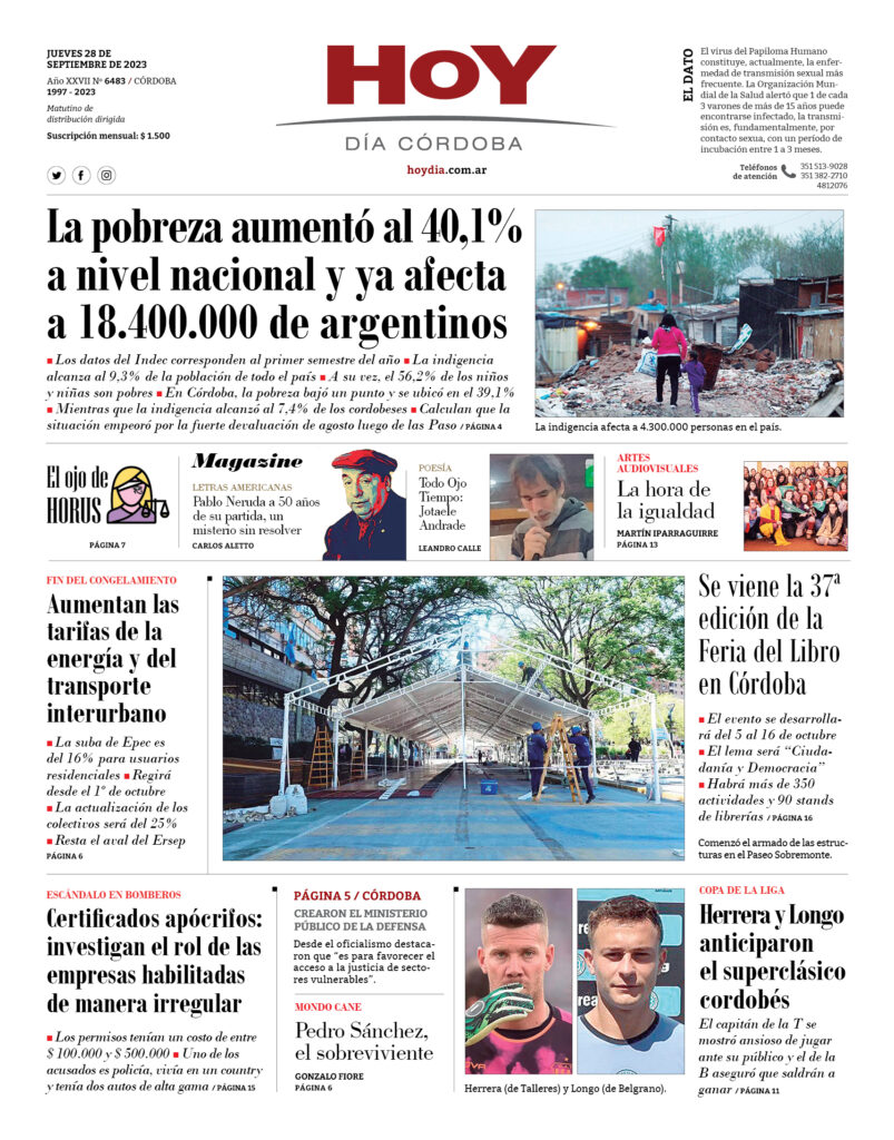 Portada 28.09.2023 Portada 28.09.2023