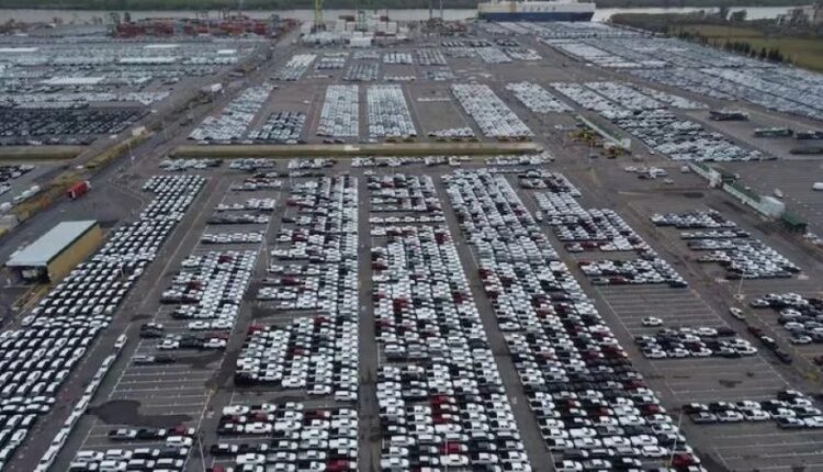 La Terminal de Zárate alberga 15.000 autos frenados en la frontera.