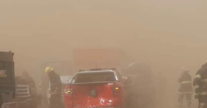 Las impactantes imágenes del accidente que dejó un muerto y 17 heridos en Río Segundo