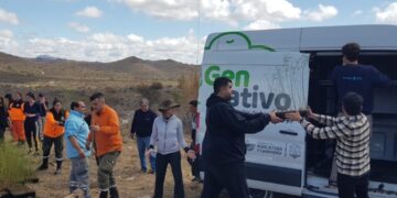 Entregaron 21.000 algarrobos para ayudar en la remediación de zonas afectadas por incendios