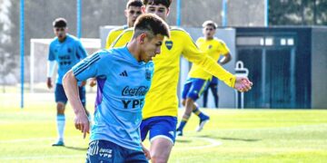 Nueva práctica de la Selección Argentina Sub 17 