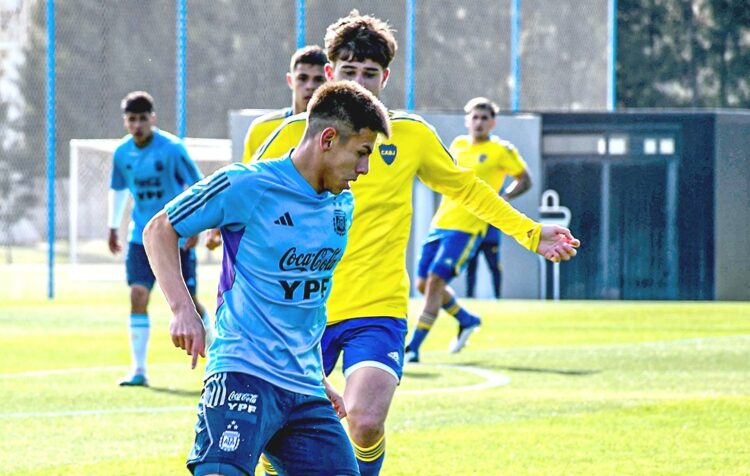 Nueva práctica de la Selección Argentina Sub 17 