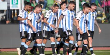 Argentina se hizo fuerte en la altura de La Paz y goleó a Bolivia