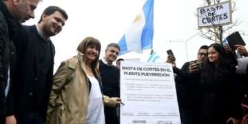 Compromiso de Bullrich y Macri para terminar con los piquetes