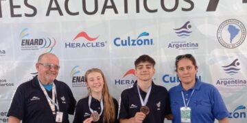 Siete medallas argentinas en Deportes Acuáticos