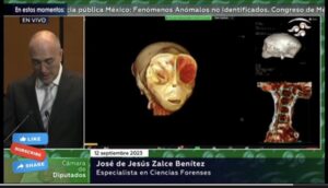 Presentaron cuerpos de supuestos extraterrestres en el Congreso de México