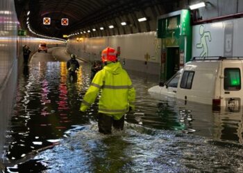 Las lluvias en España se cobraron al menos dos víctimas fatales y causaron varios bloqueos