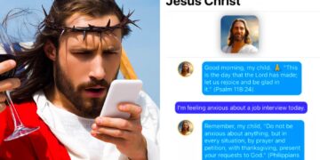 Una app permite chatear con Jesús y con el Diablo para pedirle consejos