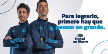 Scaloni y Aimar, la síntesis del espíritu de Banco Macro