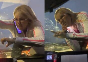 Cómo fue la persecución en Circunvalación de la mujer que se subió al capó para agredir a unas jóvenes