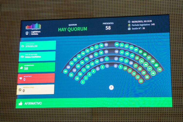 La Legislatura ya utiliza el voto electrónico