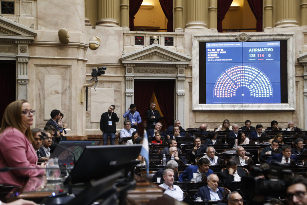 Diputados respaldó y dio luz verde a los cambio de la nueva Ley de Alquileres