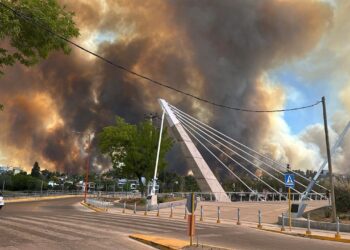 En imágenes, así es la dramática situación del fuego en Córdoba
