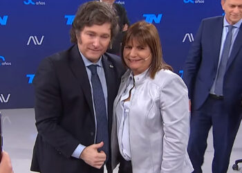 Milei y Bullrich se mostraron por primera vez juntos en los estudios de TN