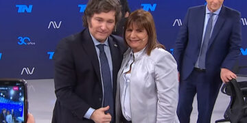 Milei y Bullrich se mostraron por primera vez juntos en los estudios de TN