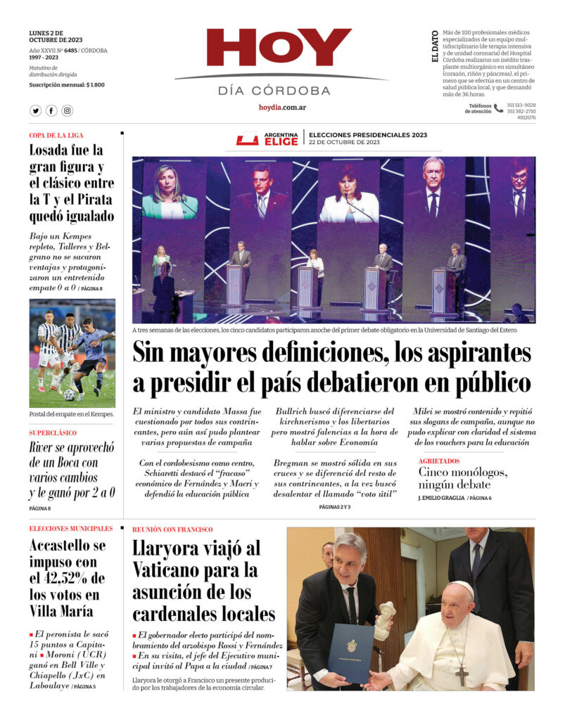 Portada 02.10.2023 Portada 02.10.2023