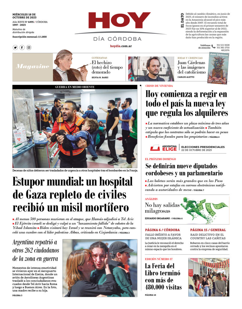 Portada 18.10.2023 Portada 18.10.2023