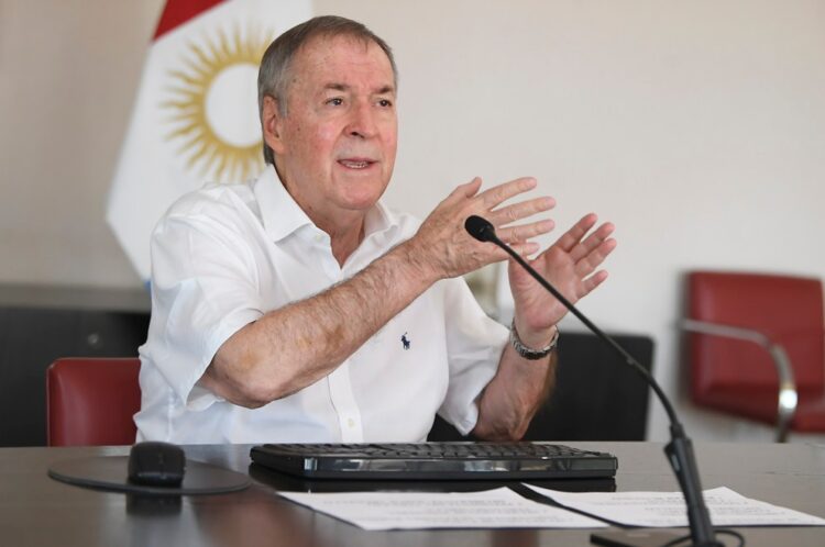 Por los incendios en la provincia, Schiaretti pidió a la población que "respete" las indicaciones