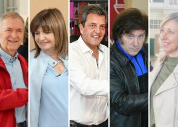 Con gran expectativa, así votaron los cinco candidatos a la Presidencia