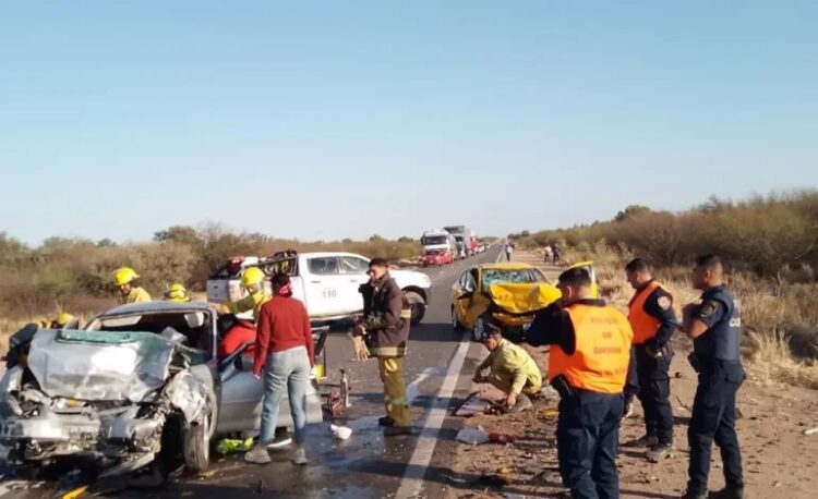 En el choque entre Quilino y San José de las Salinas falleció una mujer de 57 años.