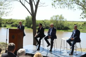 Con el acueducto, Córdoba y Santa Fe afianzan vínculos del país que viene Con el acueducto, Córdoba y Santa Fe afianzan vínculos del país que viene