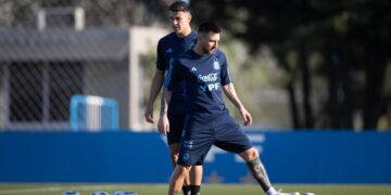 Argentina se entrenó de cara al partido ante Paraguay