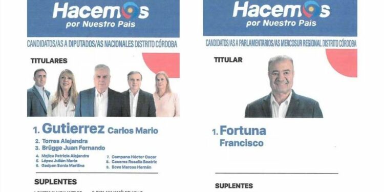 Las boletas oficiales en Córdoba, más grandes y con nuevo diseño