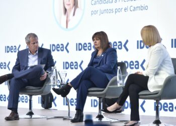 El enfrentamiento de Bullrich y Milei llegó al Coloquio de Idea