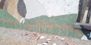 Repudian el acto vandálico contra un mural por la memoria